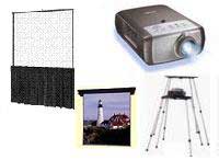 Alquiler Equipos audio visuales, lcd renta, proyector, parlantes, pantalla gigante, equipos audio video