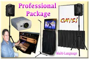 Paquete Profesional de Karaoke, Alquiler Maquina Karaoke