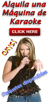 Alquile una máquina de karaoke profesional para su próximo evento.