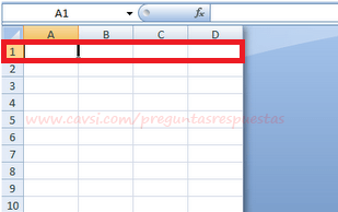 Fila Activa Excel