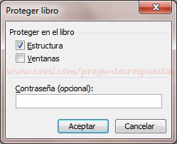 Proteger libro excel