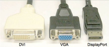 diferencia displayport dvi vga