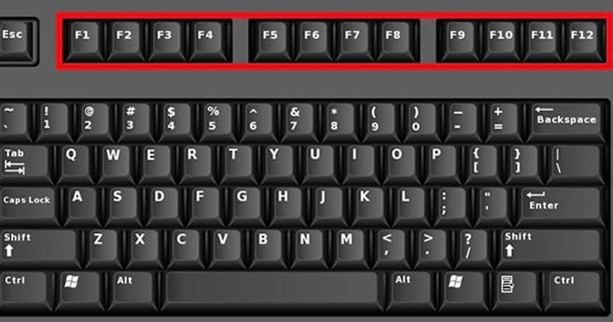 teclas de funcion del teclado