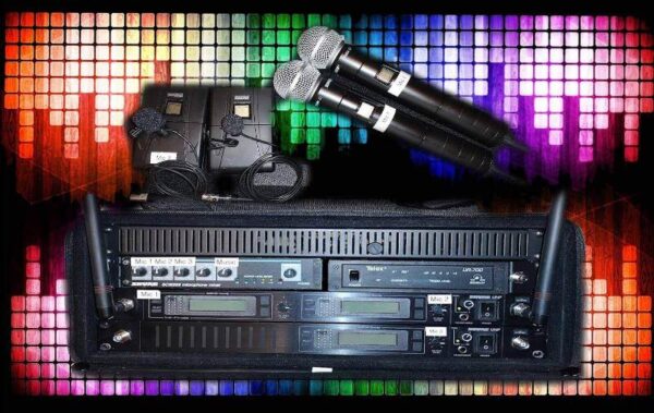 2 Wireless Microphones Rental